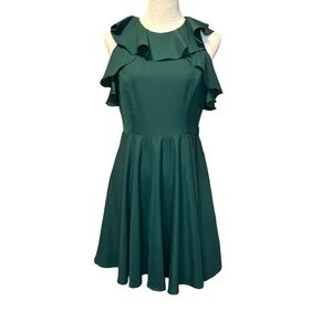 Altar'd State Green Ruffle Sleeveless Dress size Large